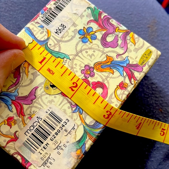 Vintage small jewelry or storage box with a lid and mirror. Macy’s. Collectible. - Picture 12 of 16